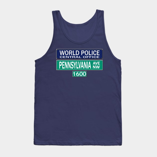 World Police Tank Top by blackiguana